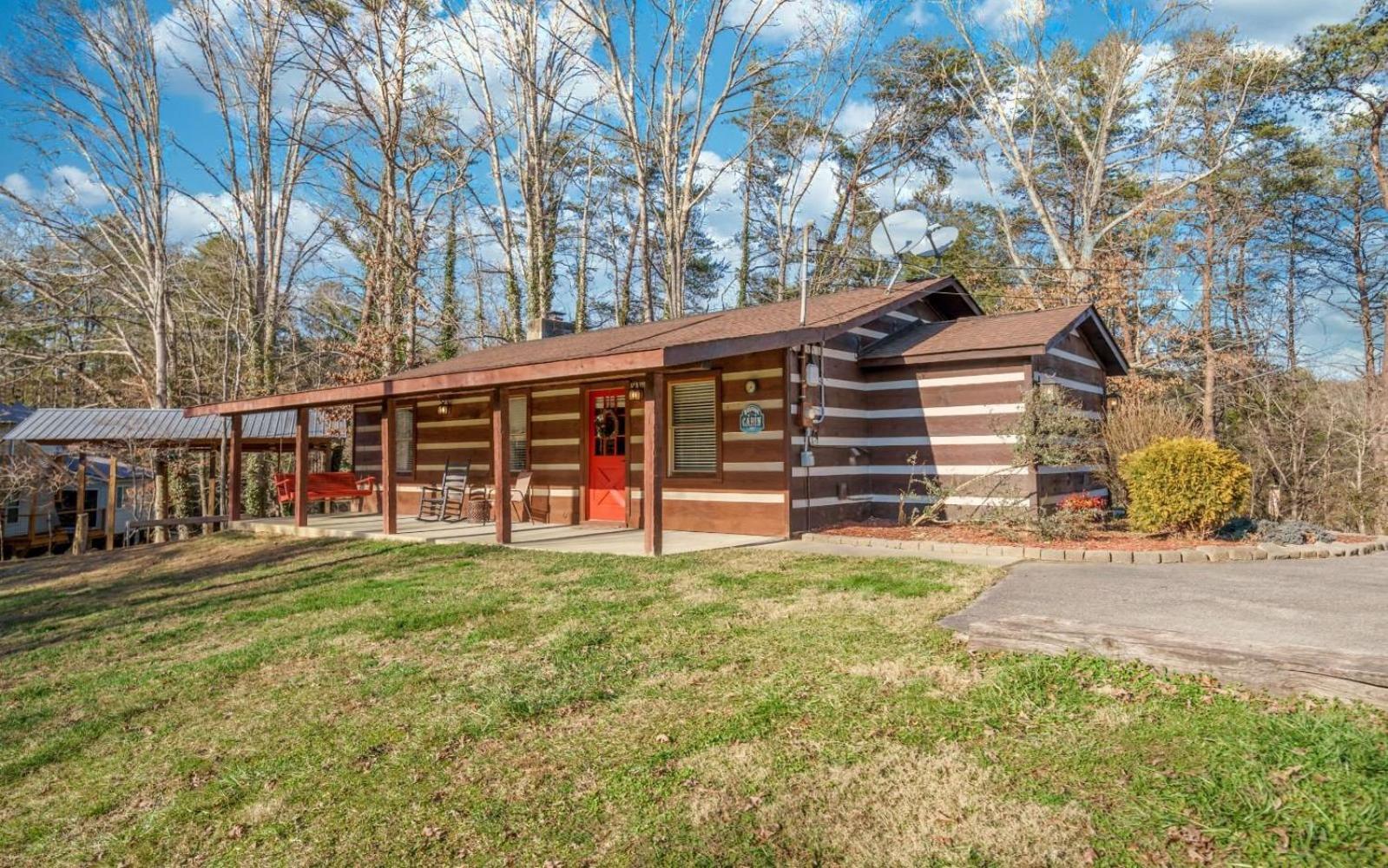 Wooded Bliss Hot Tub Single Level Cabin With No Steps Rocking Chairs And Wooded Views Pigeon Forge Zewnętrze zdjęcie
